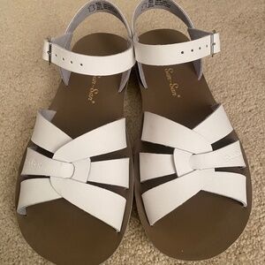 Saltwater Sandals- Sun-San Style-Women's White-Size 7